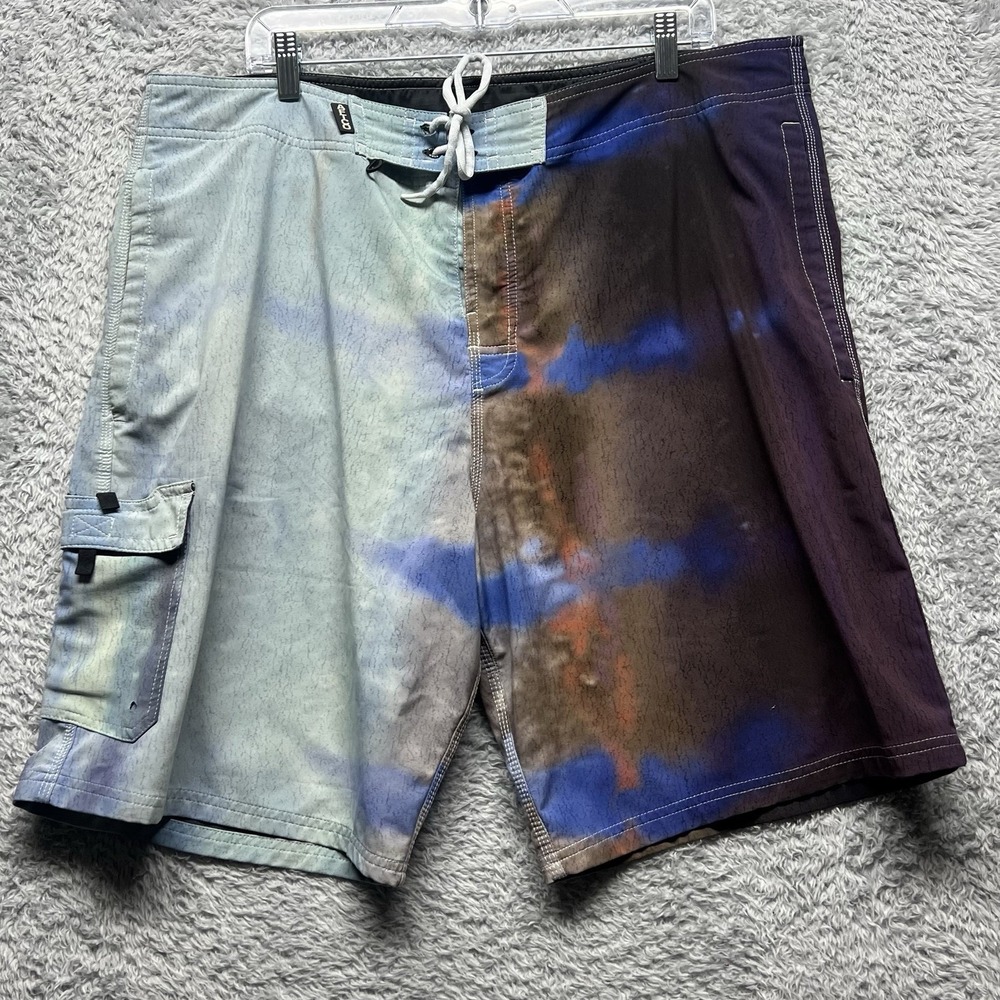 Aftco Board Shorts Mens 40 Blue M16 Blue Marlin Water Stain Resistant Fishing